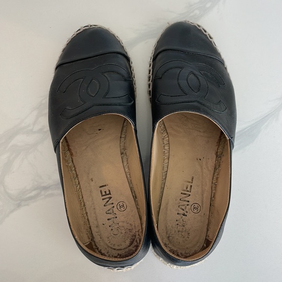 Chanel black espadrilles size 37 - Picture 3 of 5